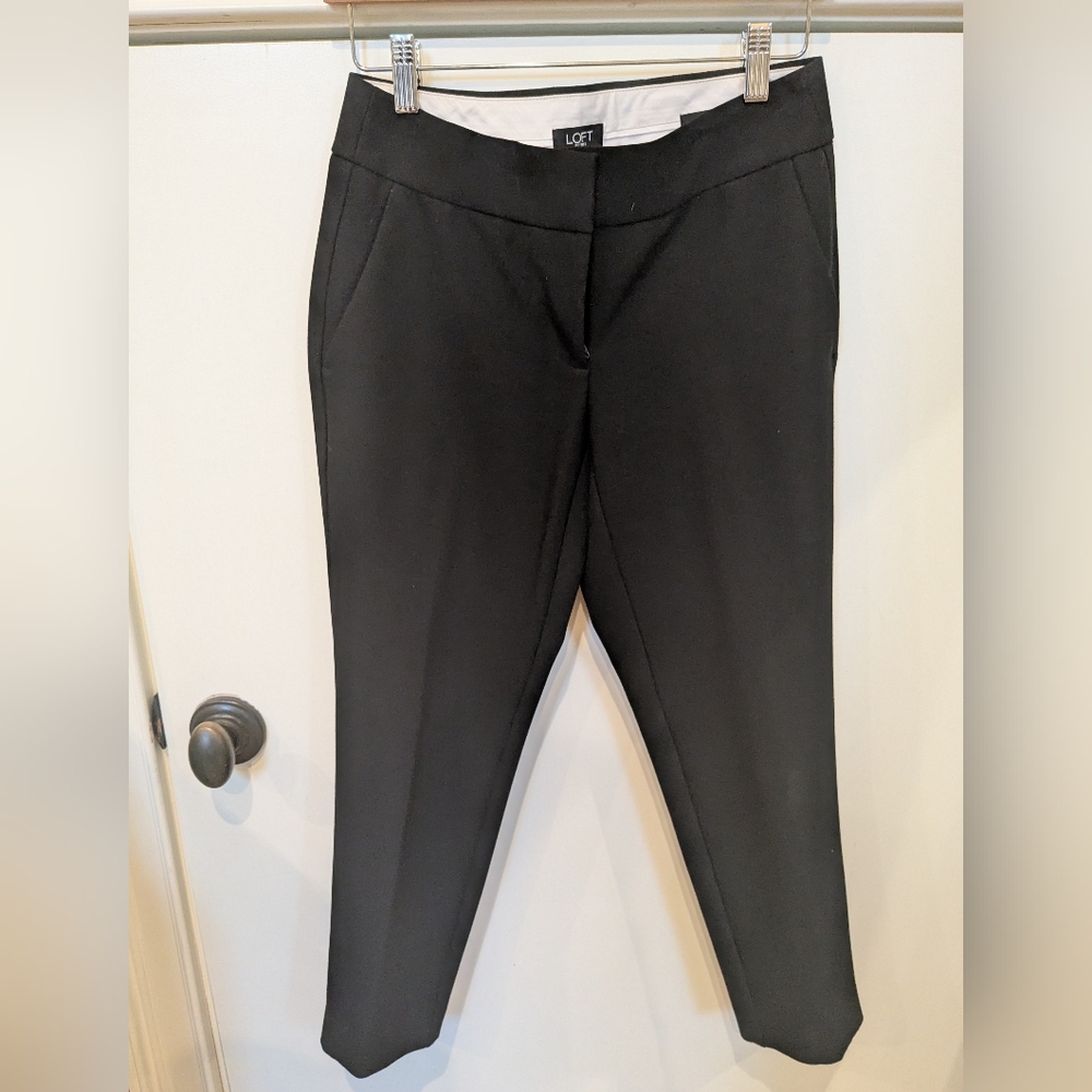 LOFT | Women's Tailored Fit The Julie Black Pants